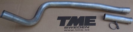TME RVS uitlaatpijp van katalysator naar achteras 850, V70, S70, V70R AWD 1997-00