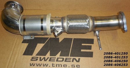 TME downpipe Volvo V40 2.0L 4-cilinder VEA FWD