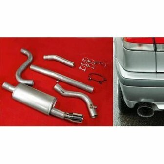 JT Superflow 3&quot; Sportuitlaat Saab 900 / 9-3 Turbo 1994-2002