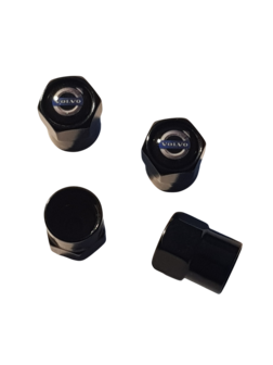 Aluminium Ventieldopjes met Volvo logo