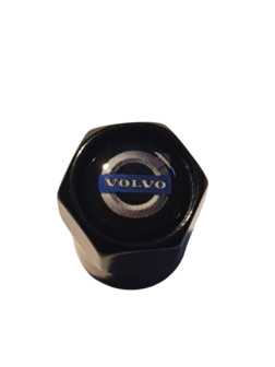 Aluminium Valve Stem Caps with Volvo logo