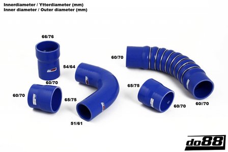 Silicone Turbo Slangen - Volvo 240 Turbo 1981-84