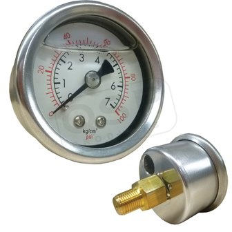 QSP Benzinedruk Meter 1 - 7 Bar 