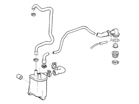 Carterventilatie Kit - Volvo 850 Non-Turbo