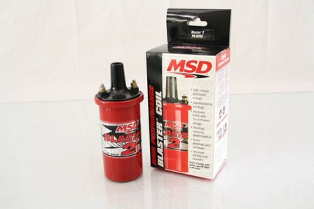 MSD Blaster 2  Bobine 12V [incl. ballast weerstand &amp; bougiedop]