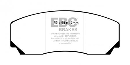 EBC Remblokken Set AP Racing / XYZ / Brembo Remklauwen