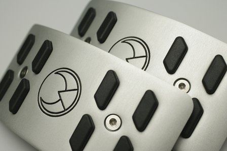 Heico Aluminium Pedalen Set - Volvo C30 / C70II / S40II / V50 / V40II / S60II / V60 Handbak