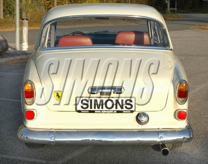 Simons Sportuitlaat Systeem Volvo Amazon 1961-66