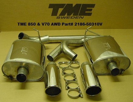 TME Sportuitlaat Volvo 850 / S70 / V70 / XC70 AWD 1997-00