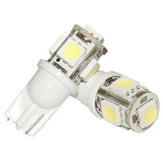 T10 LED 5-SMD 6500K 32Lm 12V