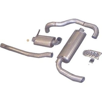 JT RVS Sportuitlaat 3&quot; Volvo 240 Turbo