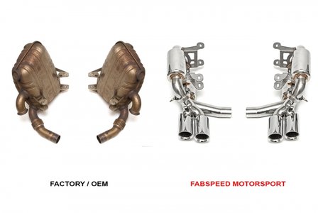 Porsche 996 Supercup Exhaust System