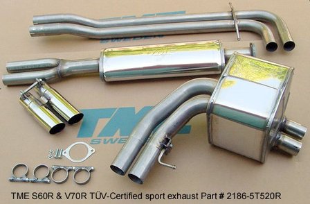 TME Sportuitlaat Volvo S60R / V70R AWD 2003-2007