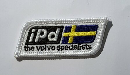 IPD logo zweedse vlag Stof