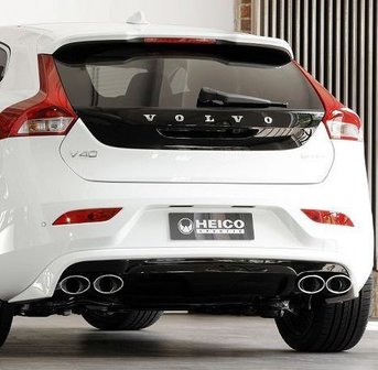 HEICO carbon insert achterskirt Volvo V40