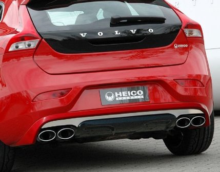 HEICO carbon insert achterskirt Volvo V40