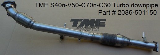 TME Downpipe Volvo C30 / C70 II / S40 II / V50 T5 FWD+AWD