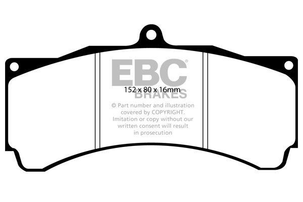 EBC Remblokken Set AP Racing / XYZ / Brembo Remklauwen