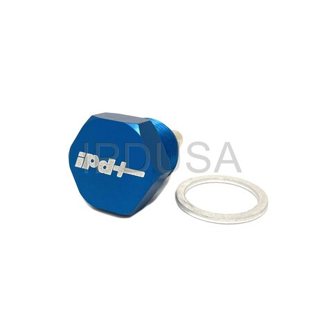 Magnetische Aluminium Carterplug Blauw
