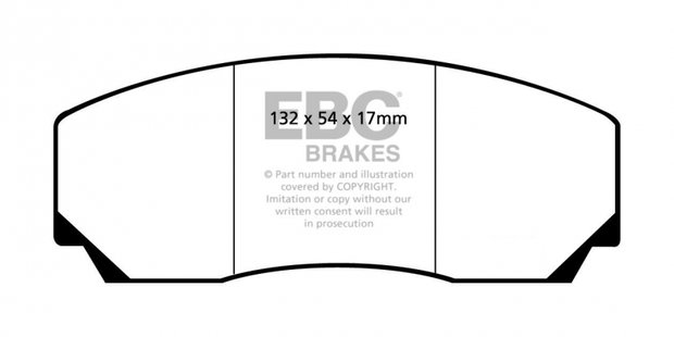 EBC Remblokken Set AP Racing / XYZ / Brembo Remklauwen