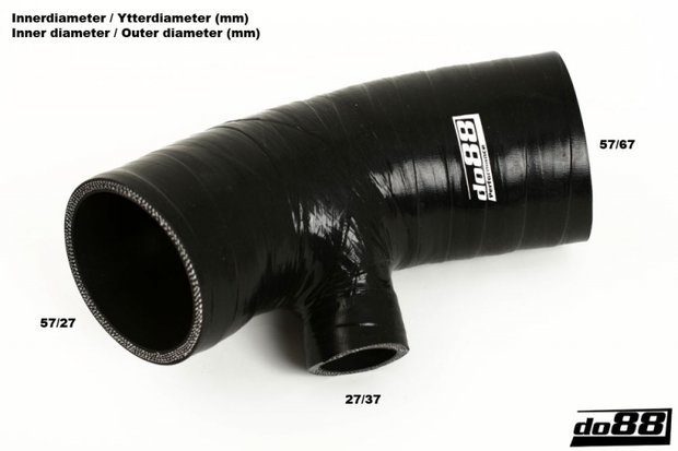 HD Silicone Turbo Aanzuig Slang Volvo S60 / V70N / S80 / XC70 / XC90 Diesel  2001-06