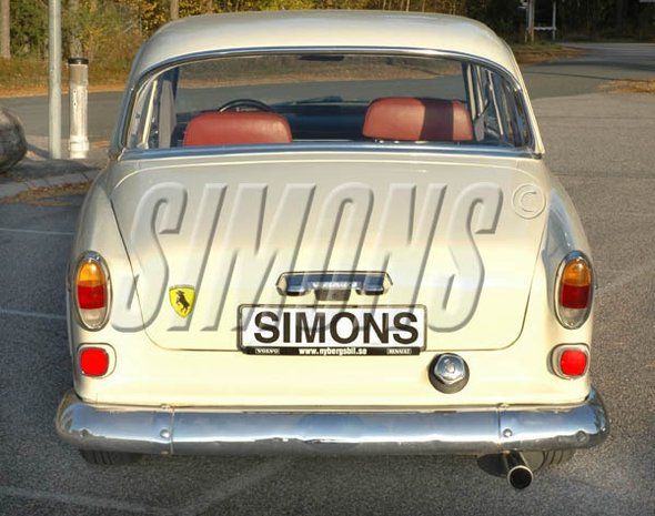 Simons Sportuitlaat Systeem Volvo Amazon 1967-70