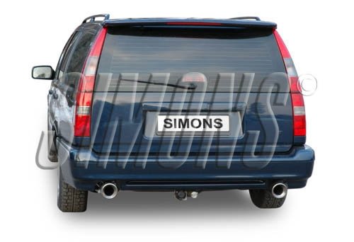 Simons Duplex Sportuitlaat Volvo 850 / S70 / V70 / C70 Turbo 1994-03