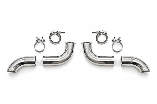 Porsche 996 GT3 Competition Muffler Outlets