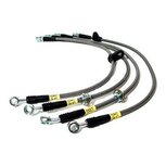Staalomvlochten Remslangen Volvo S60R V70R AWD 2003- Staalomvlochten Remslangen Volvo S60R V70R AWD 2003-