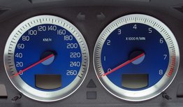 Aluminium Instrumenten Ringen Volvo S60R / V70R Aluminium Instrumenten Ringen Volvo S60R / V70R